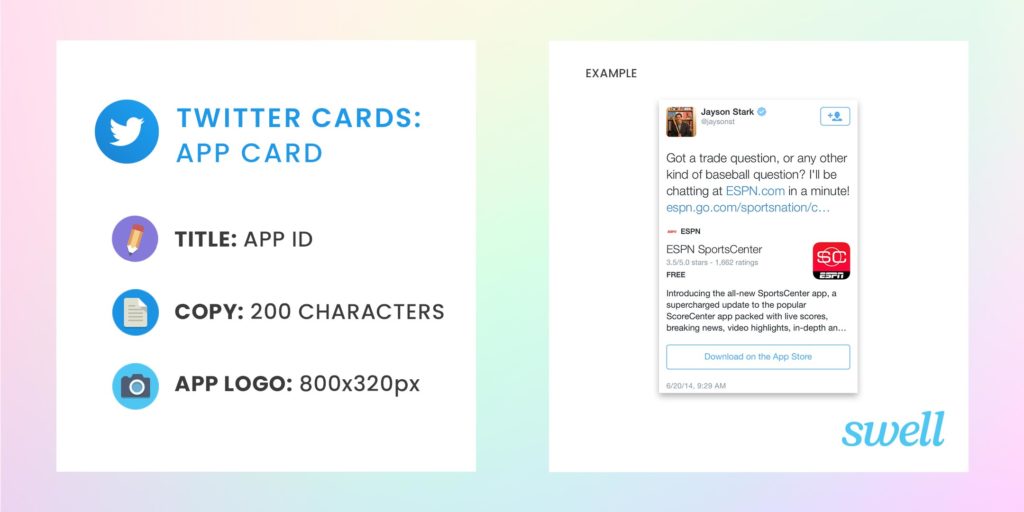 Twitter card cheat sheet, free graphic, marketing tips for law firm, attorney, lawyer